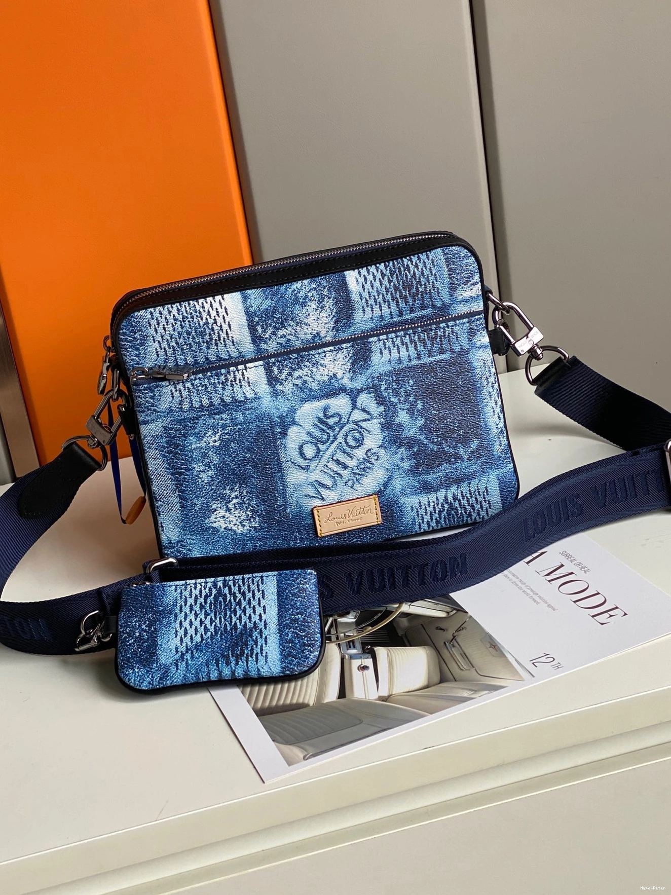 MESSENGER TRIO VUITTON LOUIS 0808